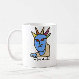 Mug Drôle WEIRDOS Caricature ennuyée