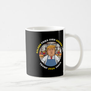 Mug Drôles de frites dorées Trump sur les mensonges do