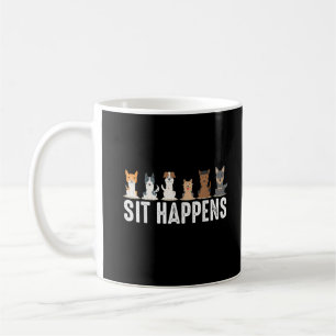 Mug Drôles d'incidents Chien assis cool