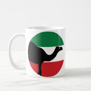 Mug Dromedary du Koweït Drapeau animal national du Kow