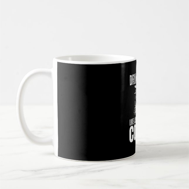 Mug Drummer Papa Est Glacière Funny Music Fan Père (Gauche)
