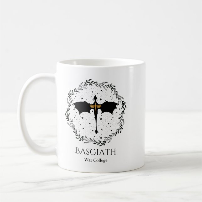 Mug du Collège Basgiath, livre de la quatrième Esc (Gauche)