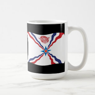 Mug du drapeau de la nation assyrienne