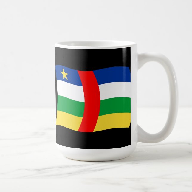 Mug du drapeau de la République centrafricaine (Droite)