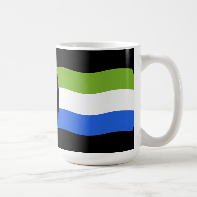 Mug du drapeau de la Sierra Leone (Droite)
