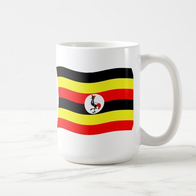 Mug du drapeau de l'Ouganda (Droite)
