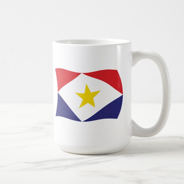 Mug du drapeau de Saba (Droite)