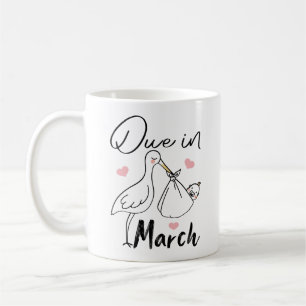 Mug Dû en Mars Mignon Cygne Portant un Nouveau-Né Drôl