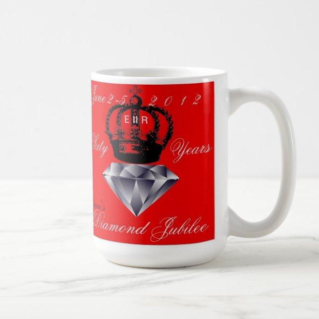 Mug du jubilé de diamant de Queens (Droite)
