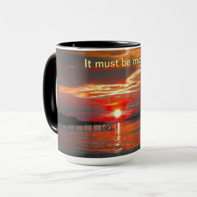 Mug du lever du soleil du matin (Devant gauche)