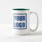 Mug du logo de l'entreprise double face
