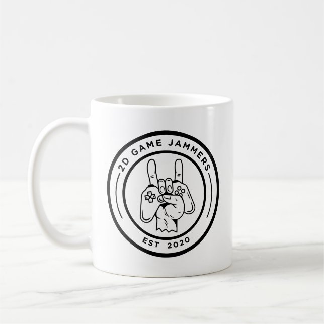 Mug du logo des Jammers de jeu 2d (Gauche)