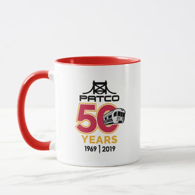Mug du logo du PATCO 50e anniversaire (Gauche)