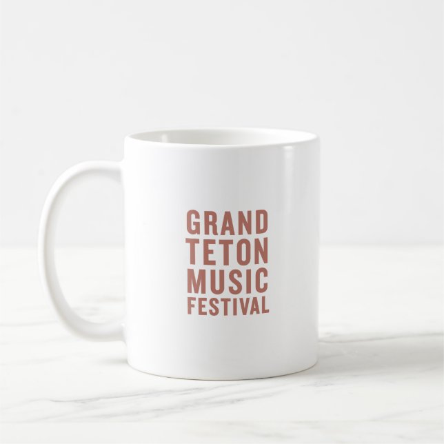 Mug du logo en terre cuite GTMF (Gauche)