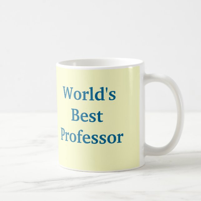 Mug du meilleur professeur du monde (Droite)