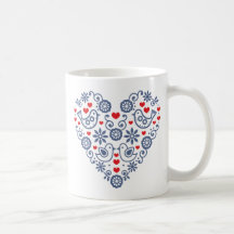 Mug du Motif folklorique slovaque