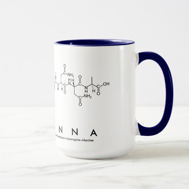 Mug du nom du peptide Adrianna (Droite)