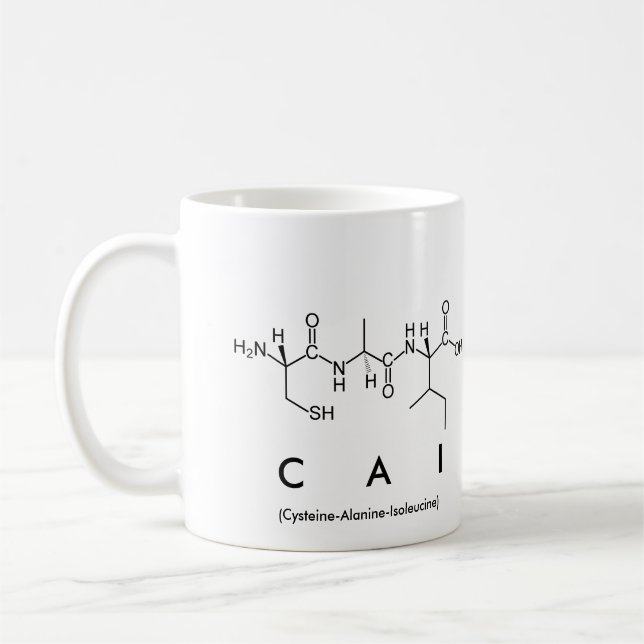 Mug du nom du peptide Cai (Gauche)