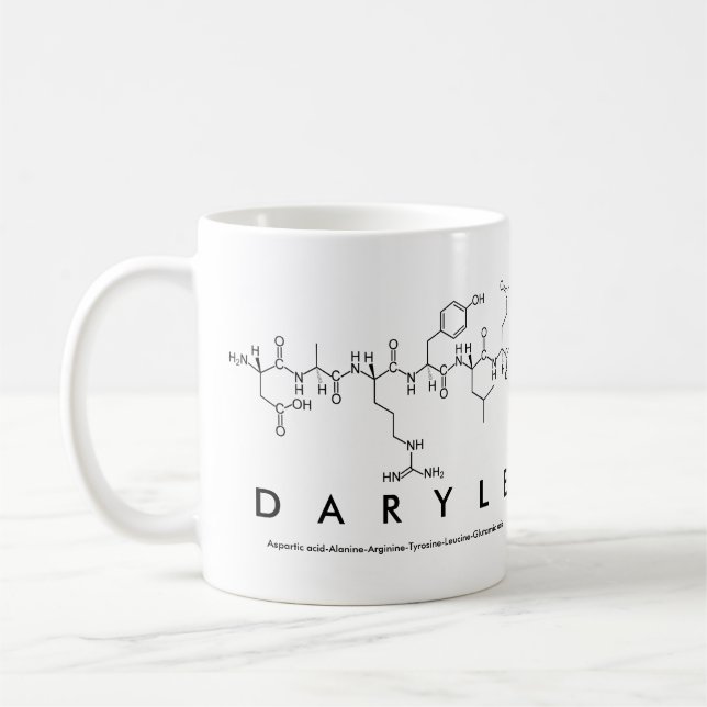 Mug du nom du peptide daryle (Gauche)