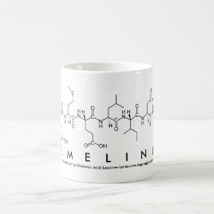 Mug du nom du peptide de l'emeline