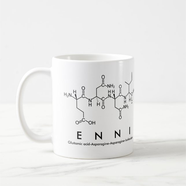 Mug du nom du peptide Enni (Gauche)