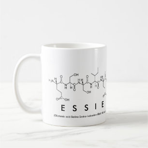 Mug du nom du peptide Essie