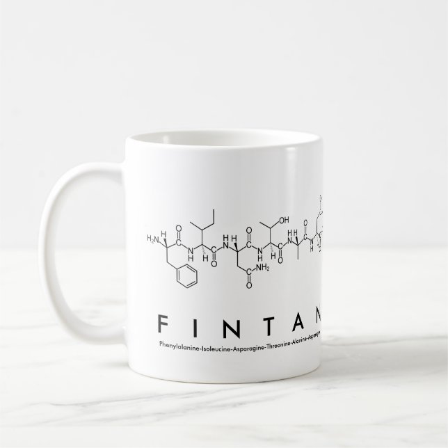 Mug du nom du peptide fintan (Gauche)