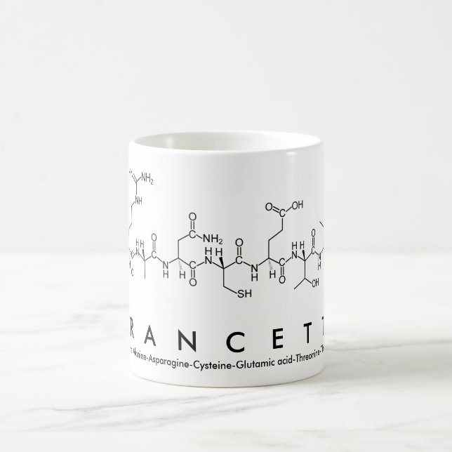 Mug du nom du peptide Francette (Centre)