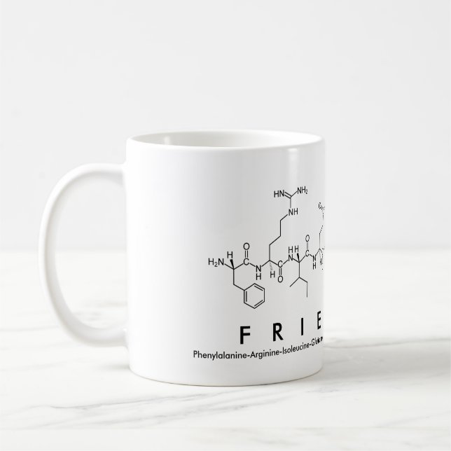 Mug du nom du peptide Friedrich (Gauche)