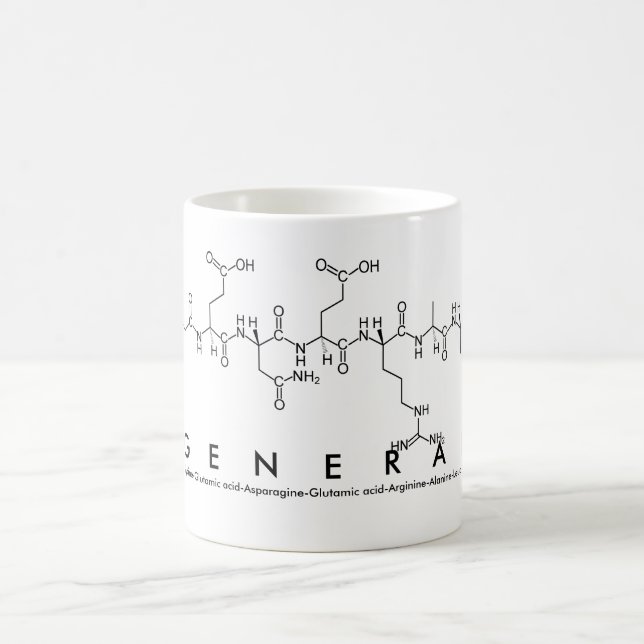 Mug du nom du peptide général (Centre)