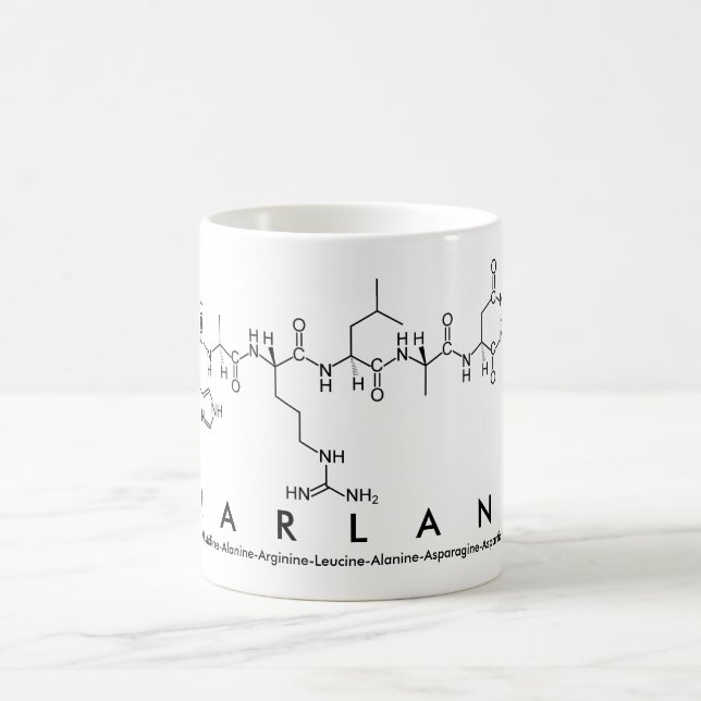 Mug du nom du peptide Harland (Centre)