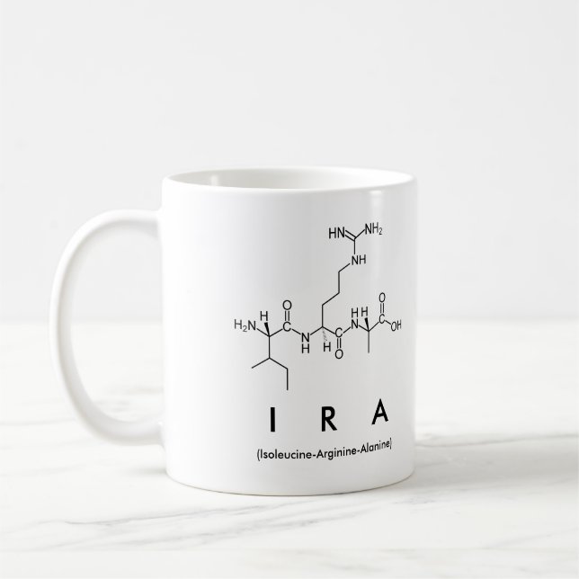 Mug du nom du peptide Ira (Gauche)