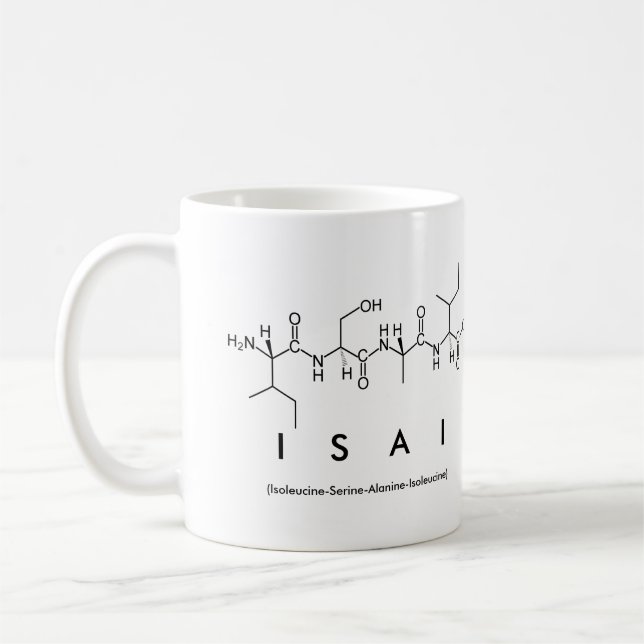 Mug du nom du peptide isai (Gauche)