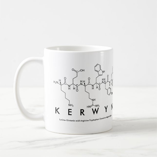 Mug du nom du peptide Kerwyn (Gauche)