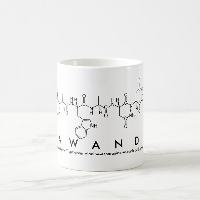 Mug du nom du peptide Lawanda (Centre)