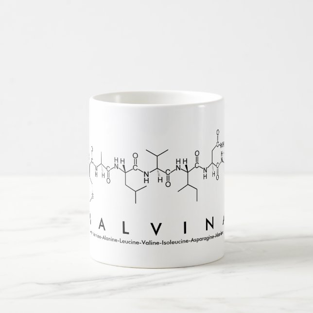Mug du nom du peptide Malvina (Centre)