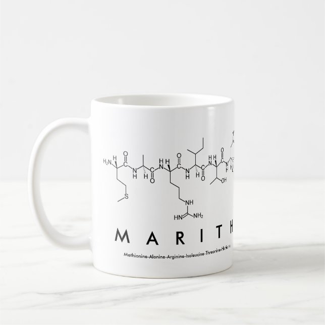 Mug du nom du peptide Marith (Gauche)