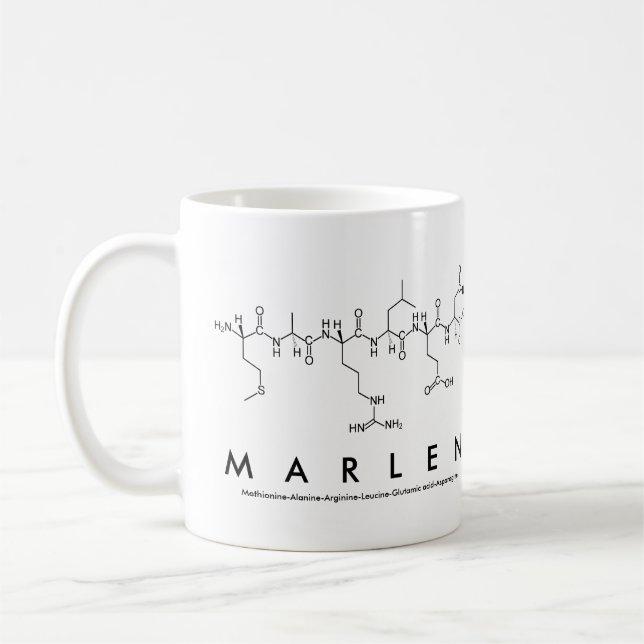 Mug du nom du peptide Marlen (Gauche)