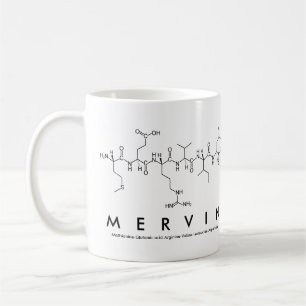 Mug du nom du peptide Mervin
