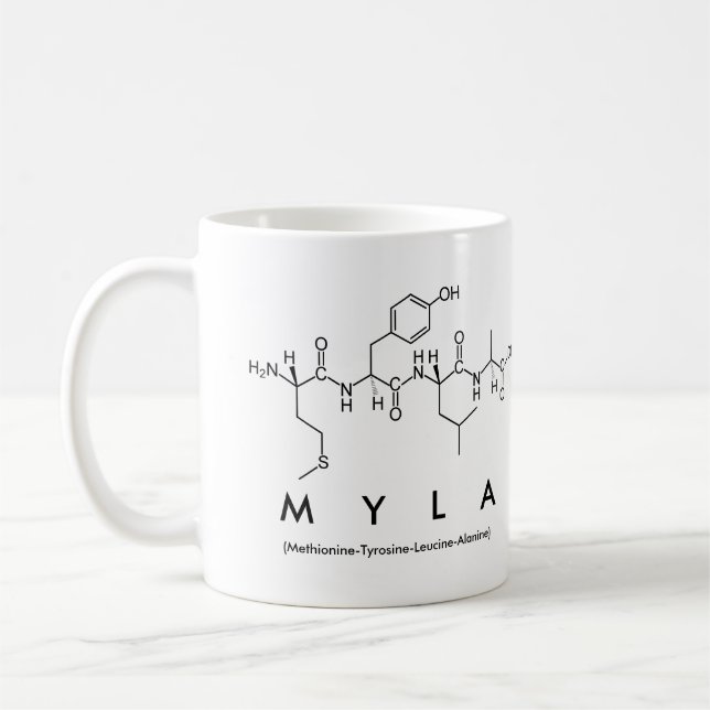 Mug du nom du peptide myla (Gauche)