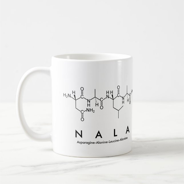 Mug du nom du peptide Nala (Gauche)