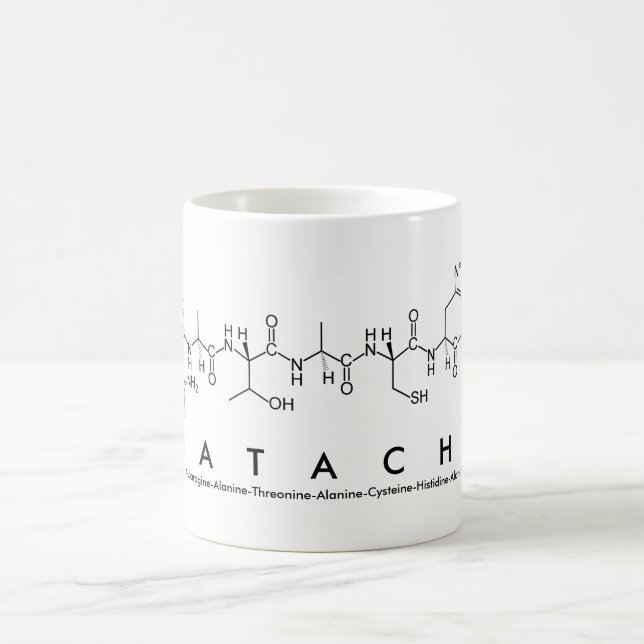 Mug du nom du peptide Natacha (Centre)