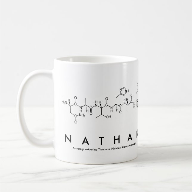 Mug du nom du peptide Nathan (Gauche)