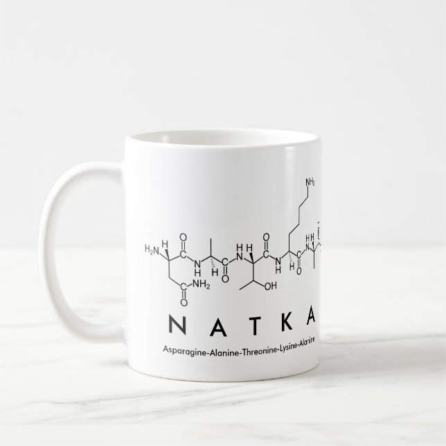 Mug du nom du peptide Natka (Gauche)
