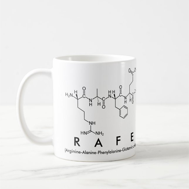 Mug du nom du peptide Rafe (Gauche)
