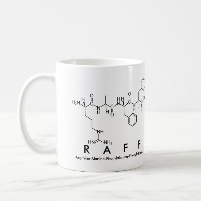 Mug du nom du peptide Raff (Gauche)