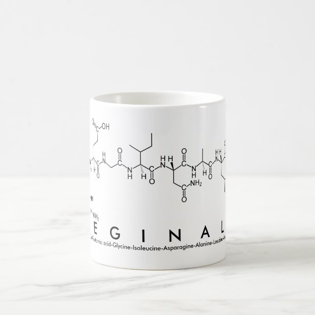 Mug du nom du peptide Reginald (Centre)