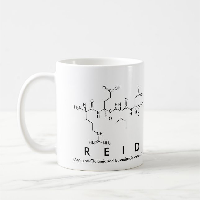 Mug du nom du peptide Reid (Gauche)
