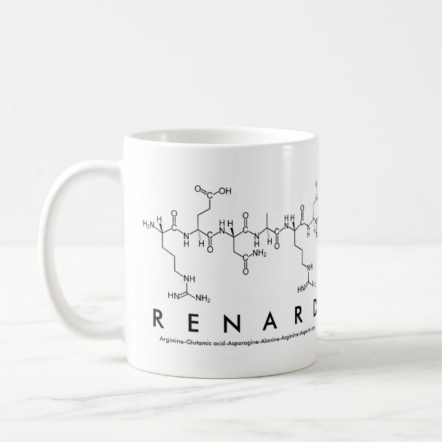 Mug du nom du peptide Renard (Gauche)