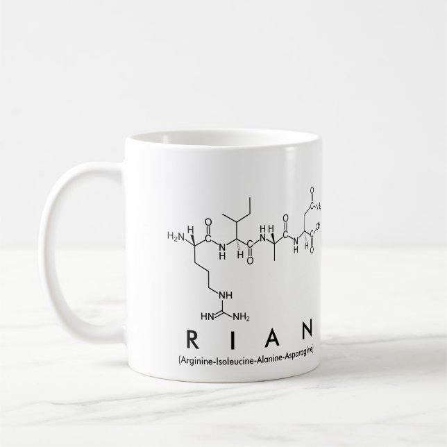 Mug du nom du peptide Rian (Gauche)